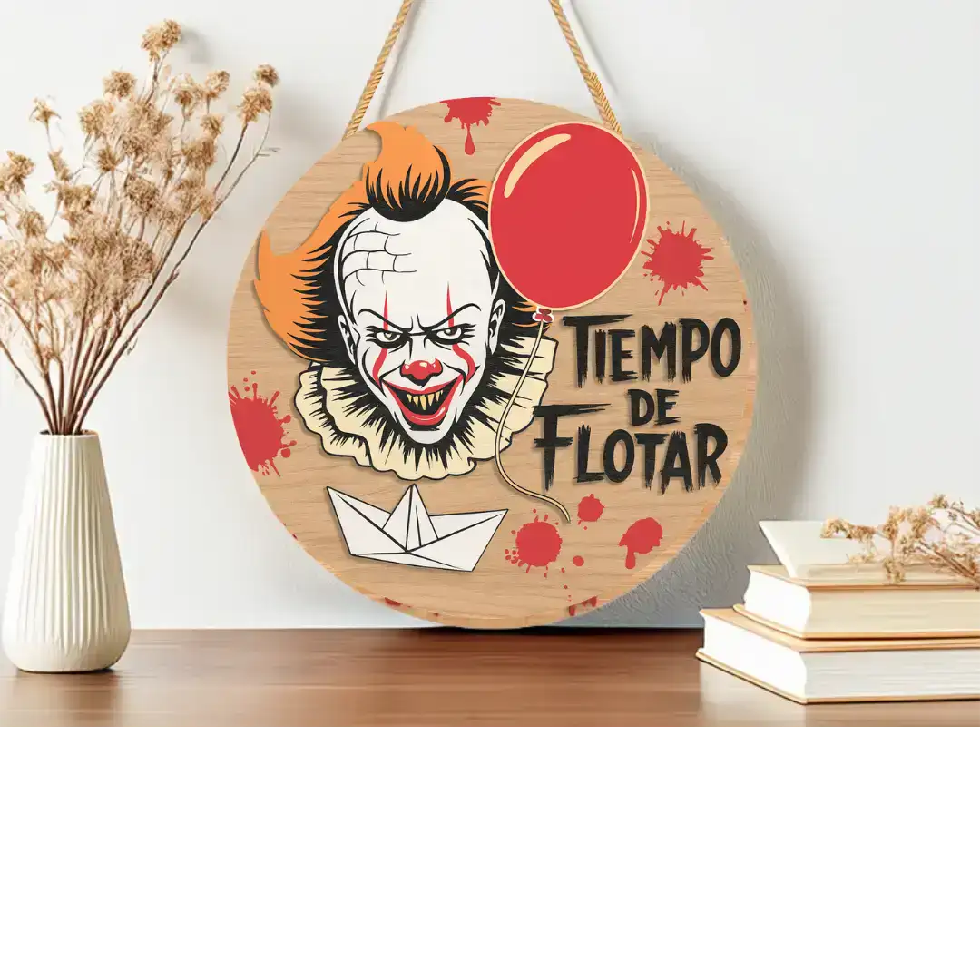 Fantomix™ - Letreros Halloween en madera