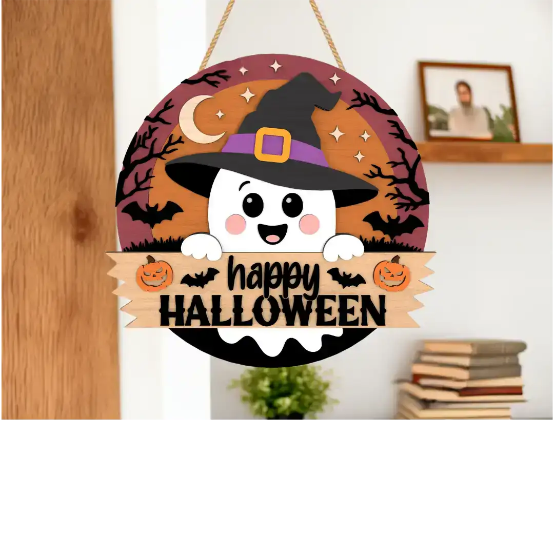 Fantomix™ - Letreros Halloween en madera