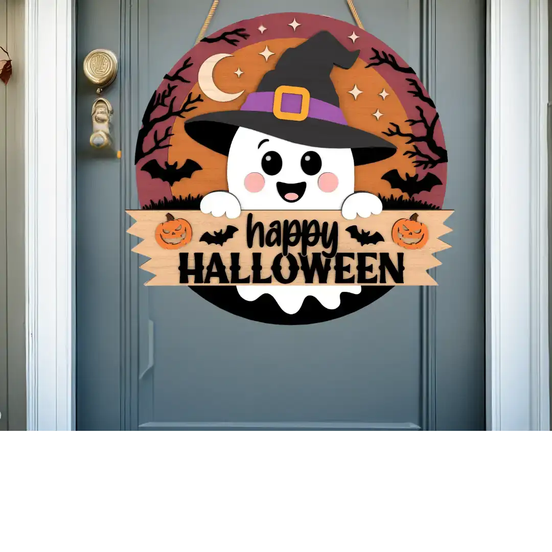 Fantomix™ - Letreros Halloween en madera