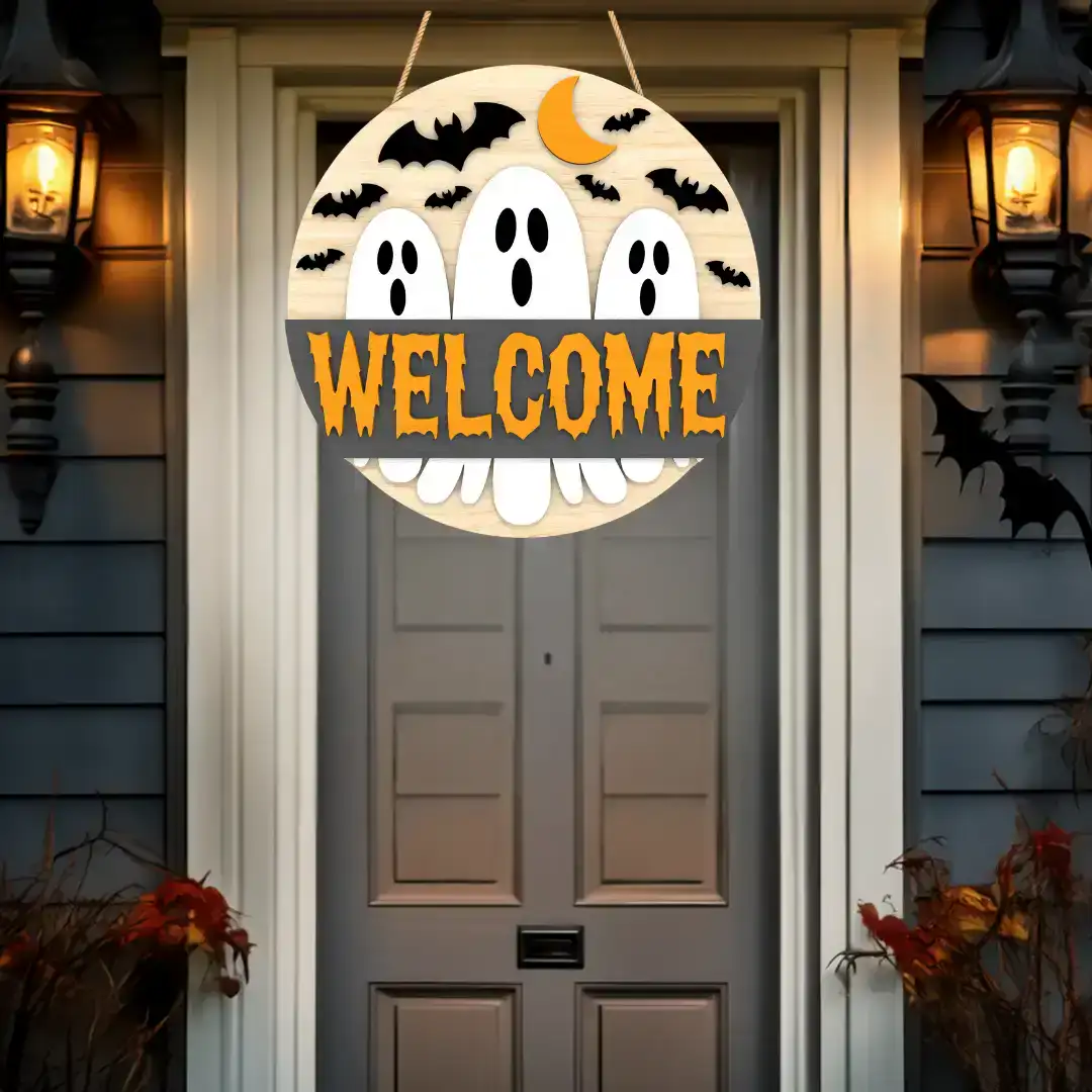 Fantomix™ - Letreros Halloween en madera