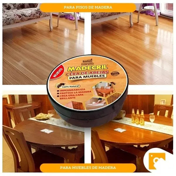 🐝 Cera de Abejas Madecril™ para Muebles