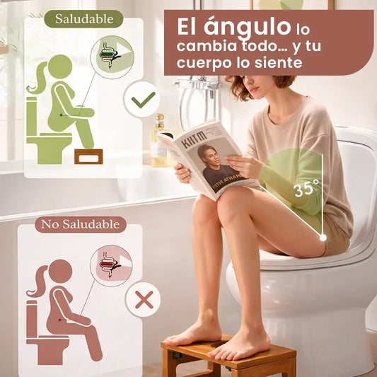 Posturex™ | Banco Ergonómico Plegable 🎁 Regalo Gancho Multiusos