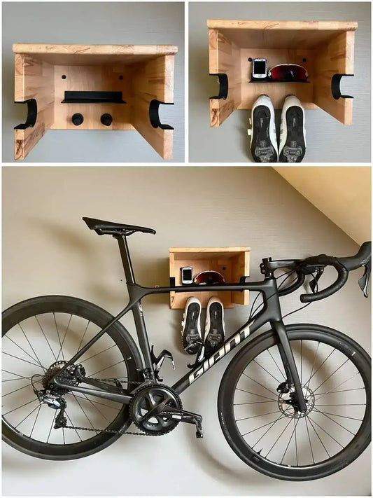 Soporte de Madera para Bicicleta