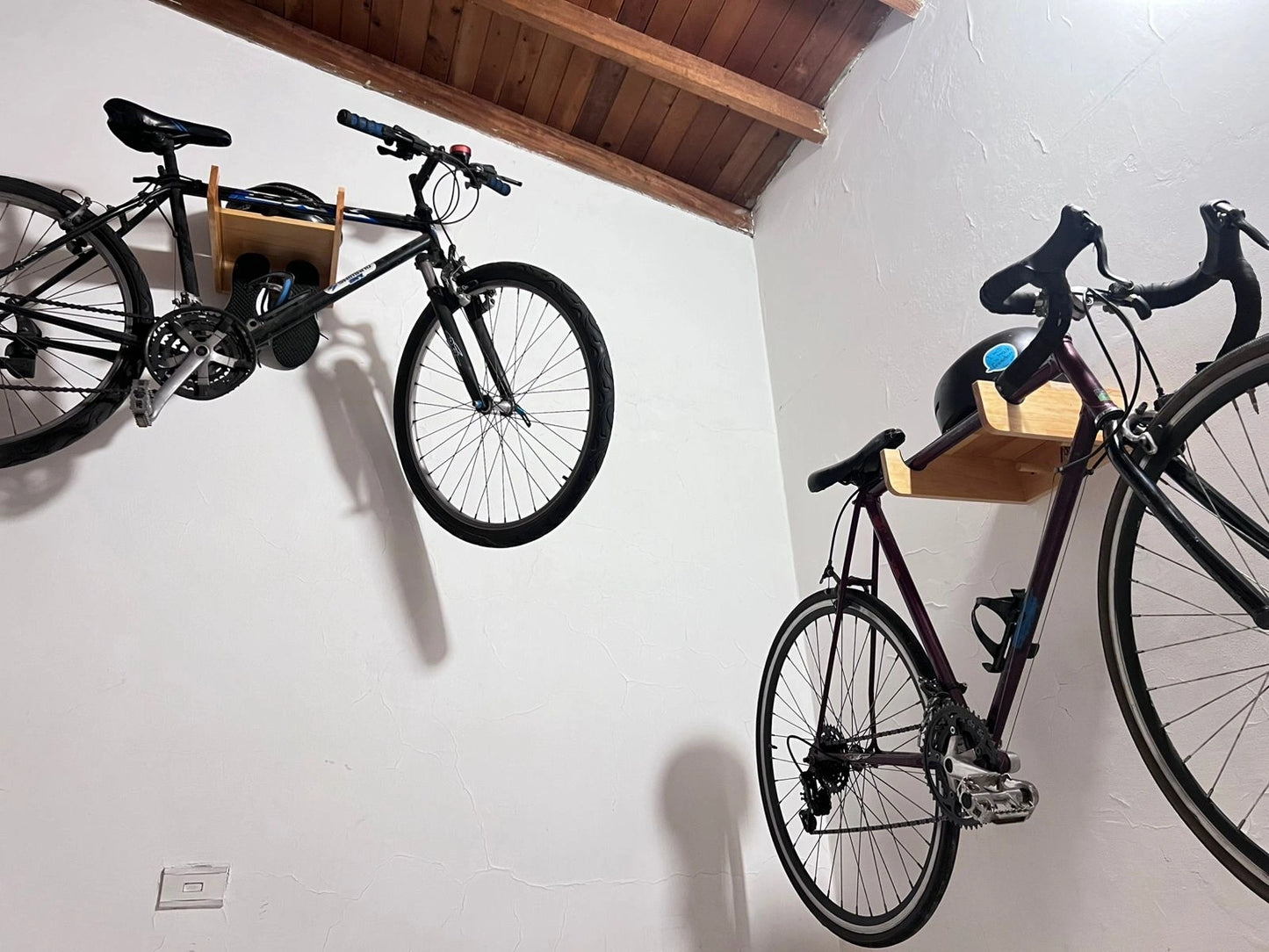Soporte de Madera para Bicicleta