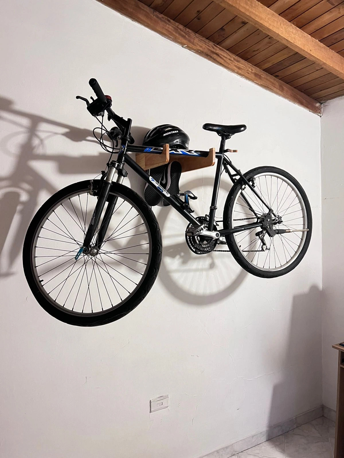 Soporte de Madera para Bicicleta