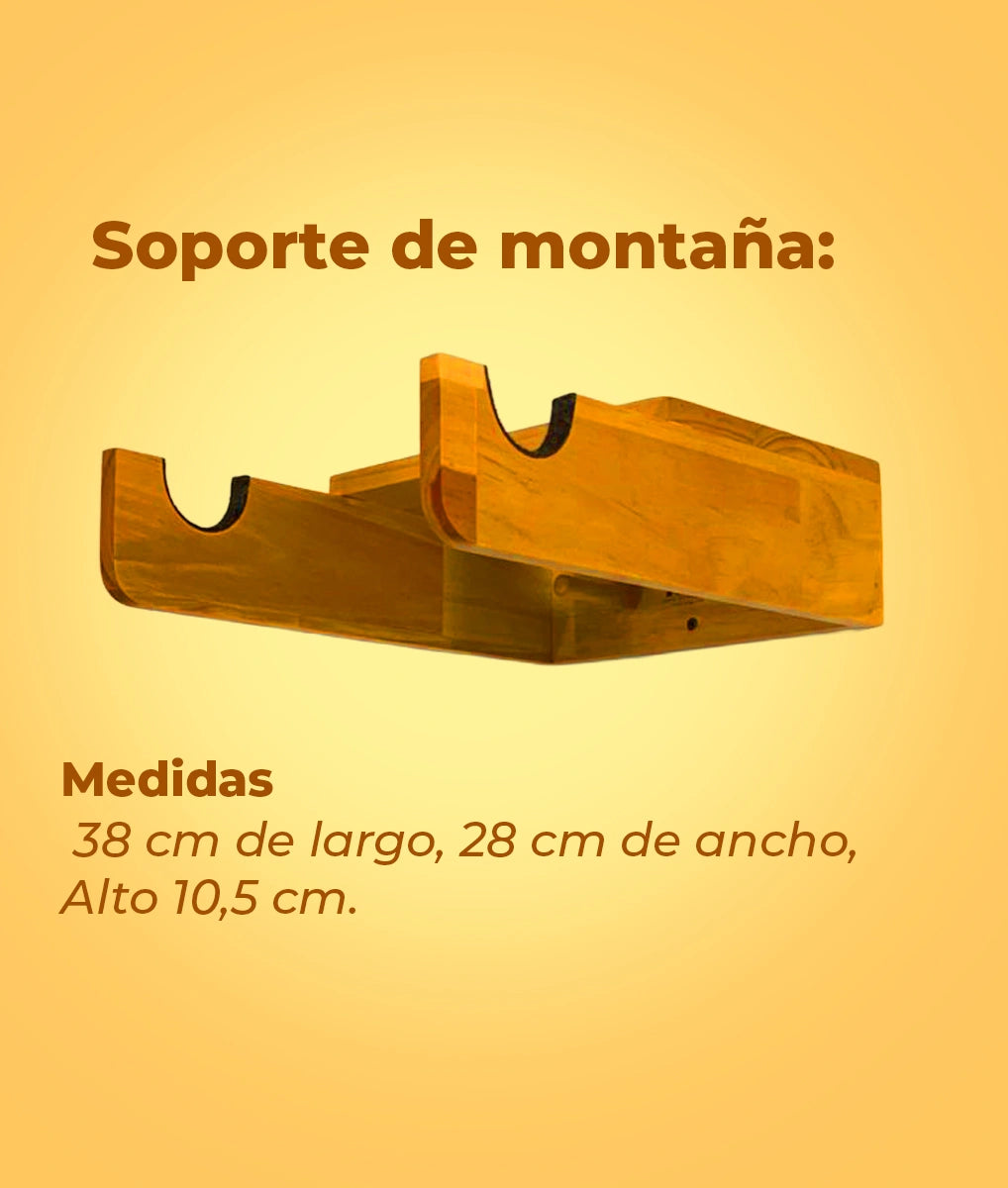 Soporte de Madera para Bicicleta