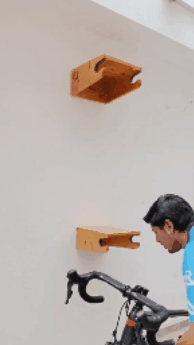 Soporte de Madera para Bicicleta
