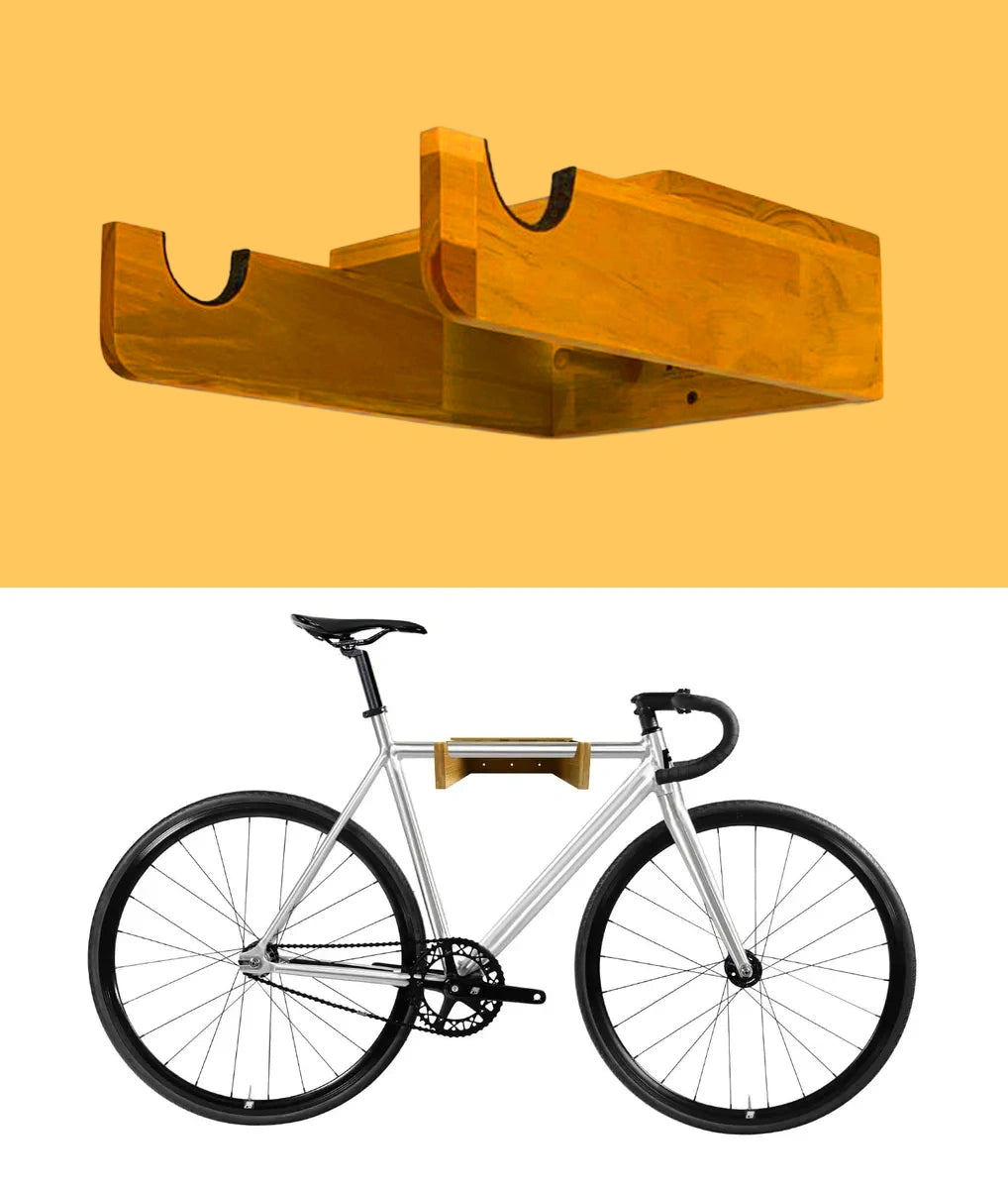 Soporte de Madera para Bicicleta