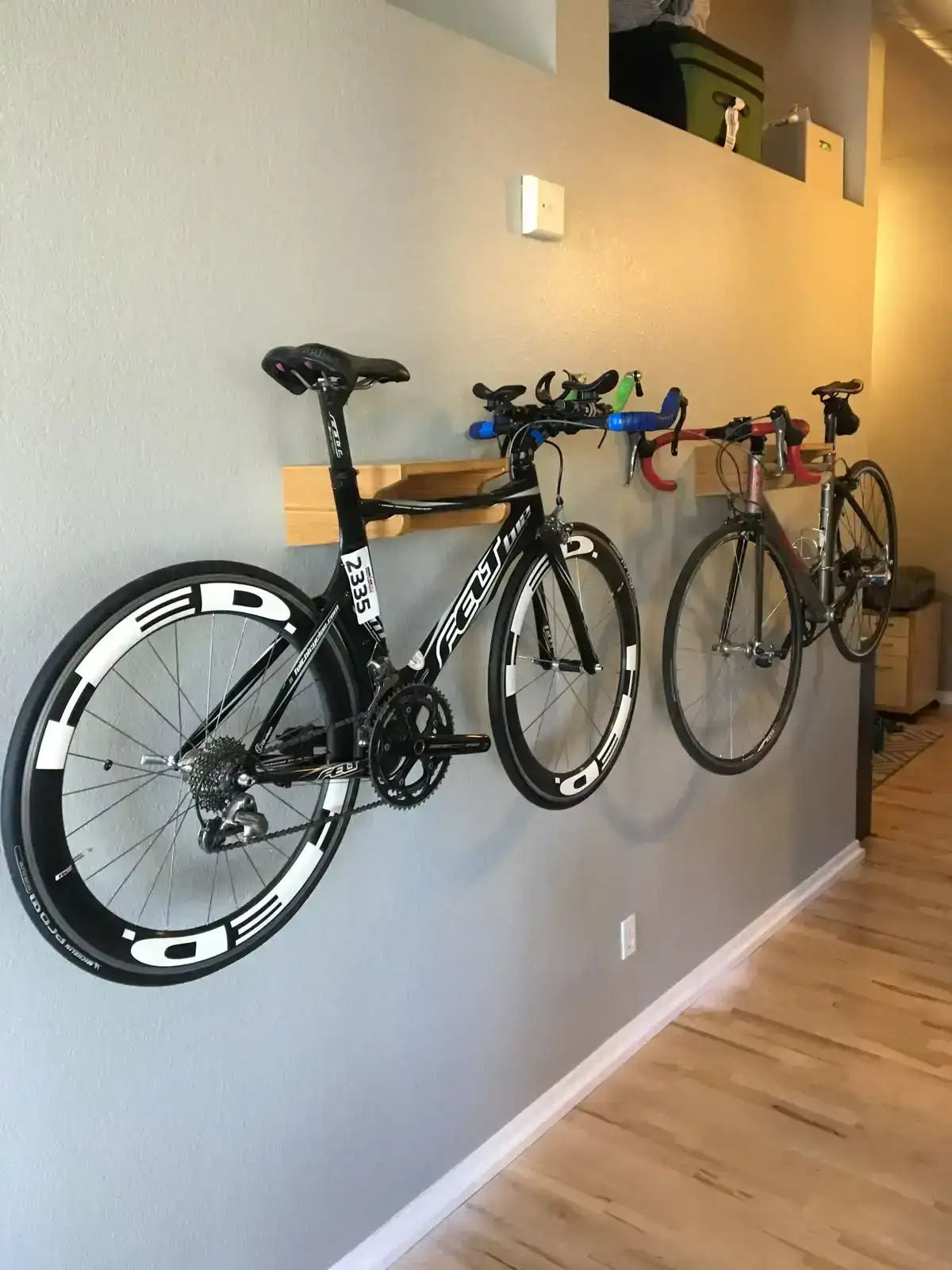 Soporte de Madera para Bicicleta