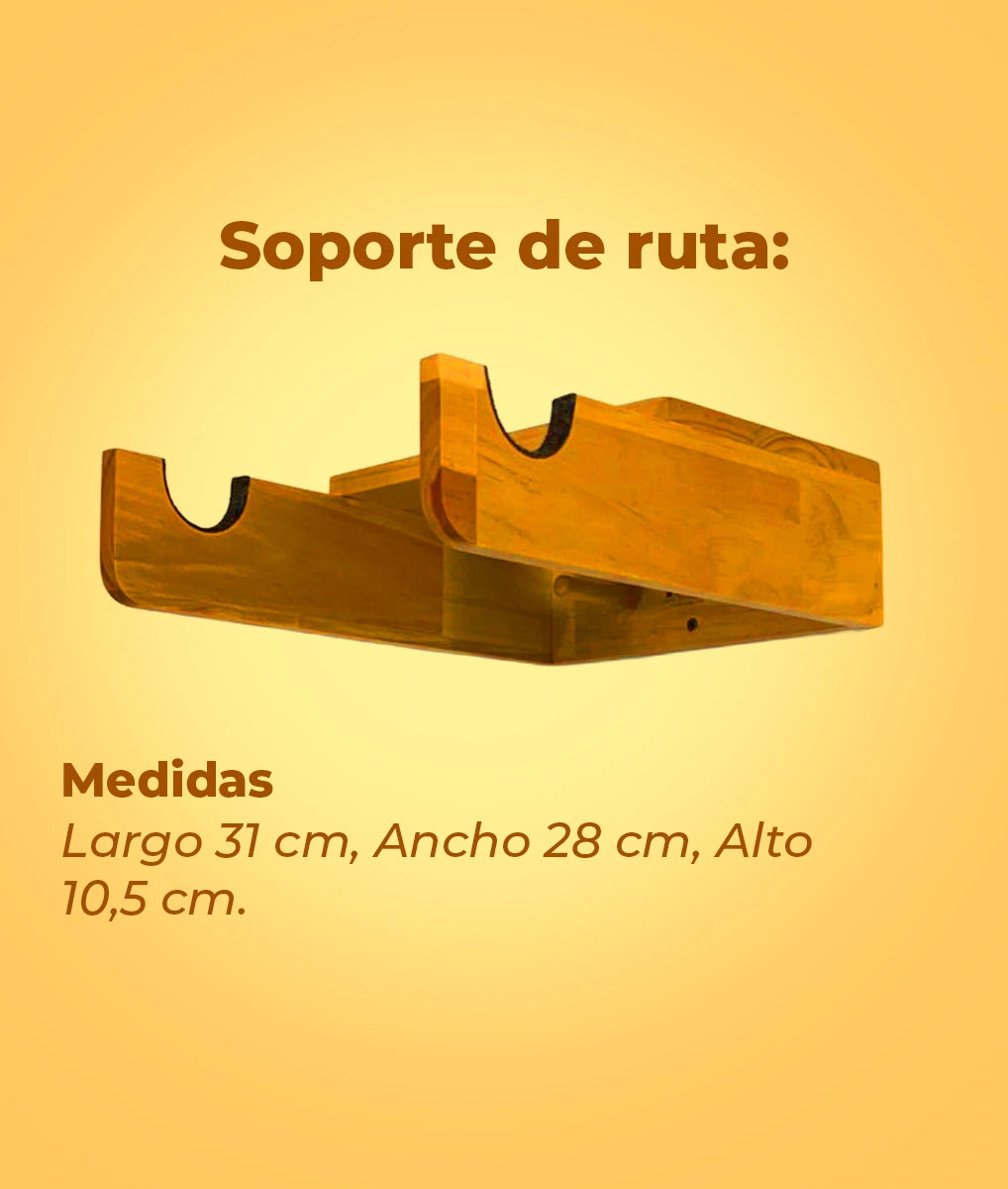 Soporte de Madera para Bicicleta